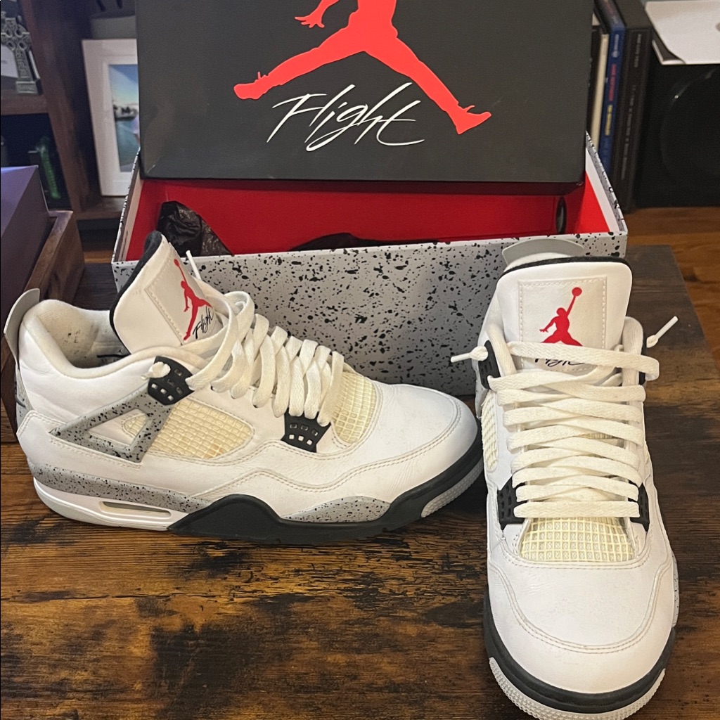 Nike Air Jordan 4 White Cement 2016